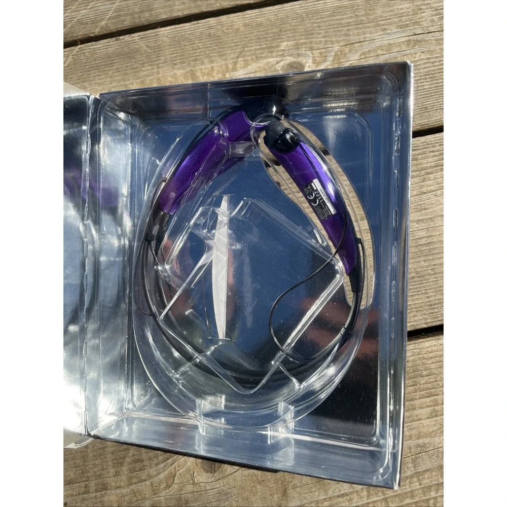 LG Tone Pro HBS-750 Wireless Stereo Headset, Bluetooth 3.0 Music / Talk, Purple
